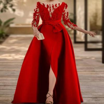 فستان أم العروس 2025 بتصميم ناعم وأنيق – إطلالة مبهرة تليق بالمناسبات الراقية 🎀